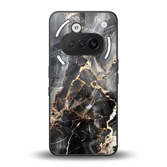 Midnight Veins back phone cover | glass case for nothing phone 3a