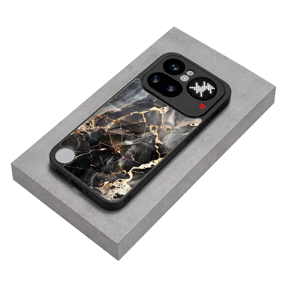 Midnight Veins stylish phone case for nothing phone 4a pro | glossy glass and slim fit