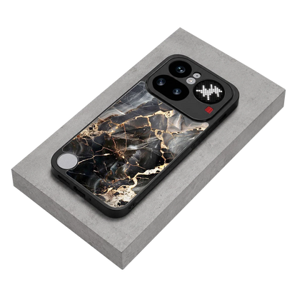 Midnight Veins stylish phone case for nothing phone 4a pro | glossy glass and slim fit