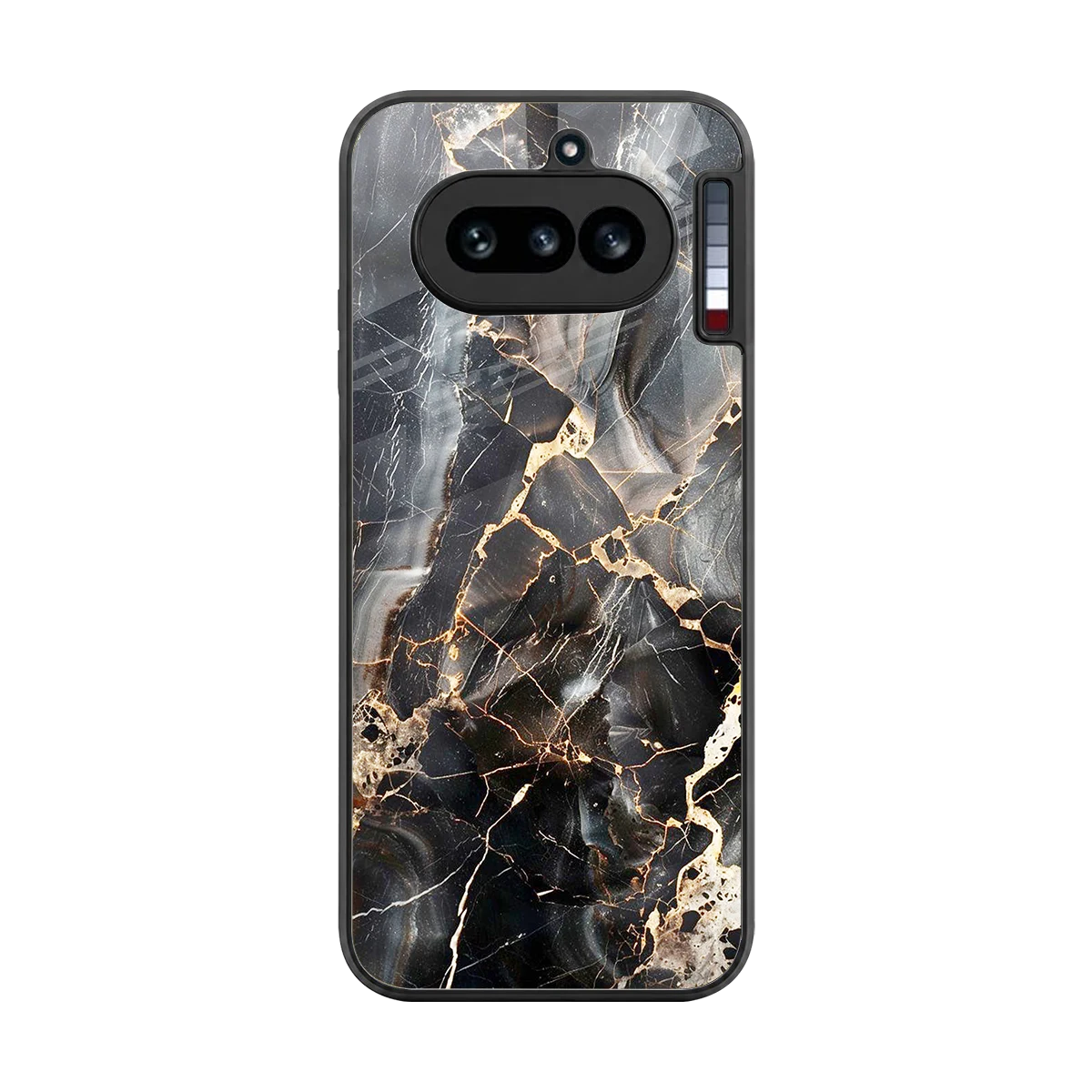 Midnight Veins back phone cover | glass case for nothing phone 4a