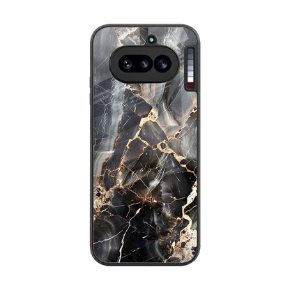 Midnight Veins back phone cover | glass case for nothing phone 4a