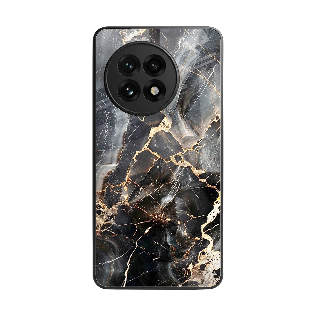 Midnight Veins back phone cover | glass case for oneplus 13r