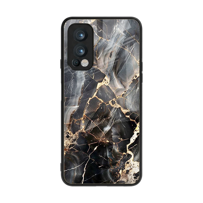 Midnight Veins back phone cover | glass case for oneplus nord 2