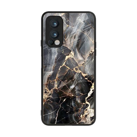 Midnight Veins back phone cover | glass case for oneplus nord 2