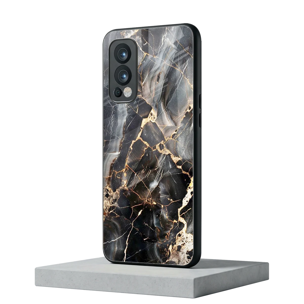 Midnight Veins oneplus nord 2 mobile cover | shockproof glass phone case