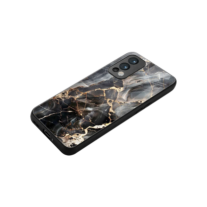 Midnight Veins stylish phone case for oneplus nord 2 | glossy glass and slim fit
