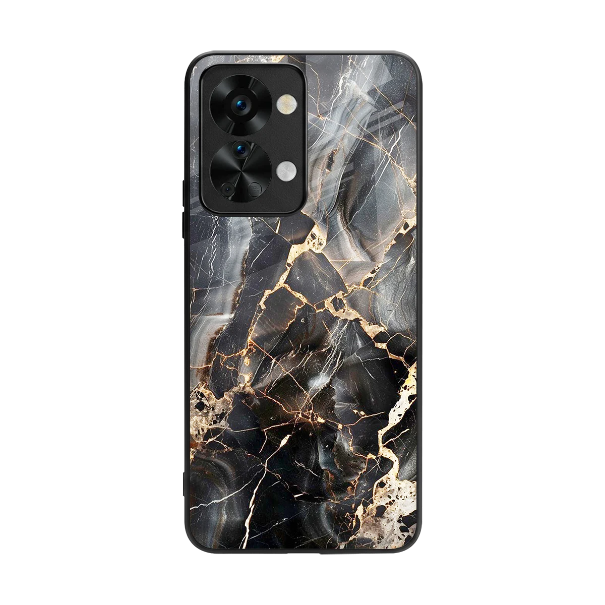 Midnight Veins back phone cover | glass case for oneplus nord 2t