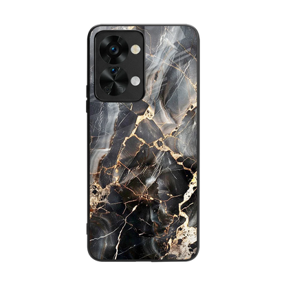Midnight Veins back phone cover | glass case for oneplus nord 2t