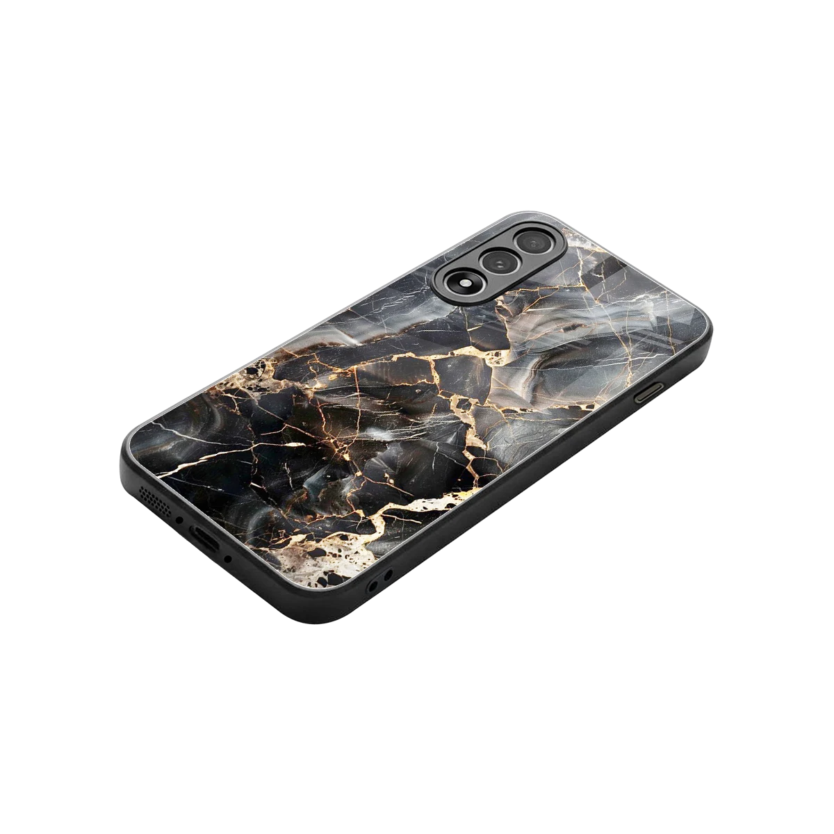 Midnight Veins stylish phone case for oneplus nord 5 | glossy glass and slim fit