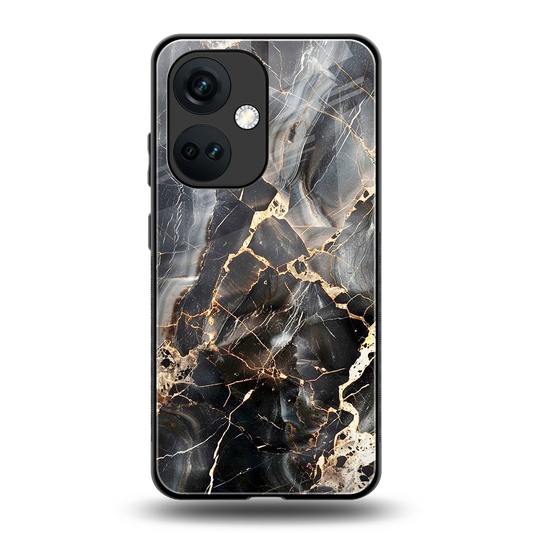 Midnight Veins back phone cover | glass case for oneplus nord ce 3
