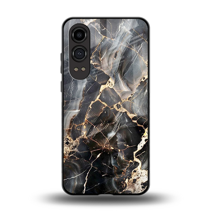 Midnight Veins back phone cover | glass case for oneplus nord ce 4 lite