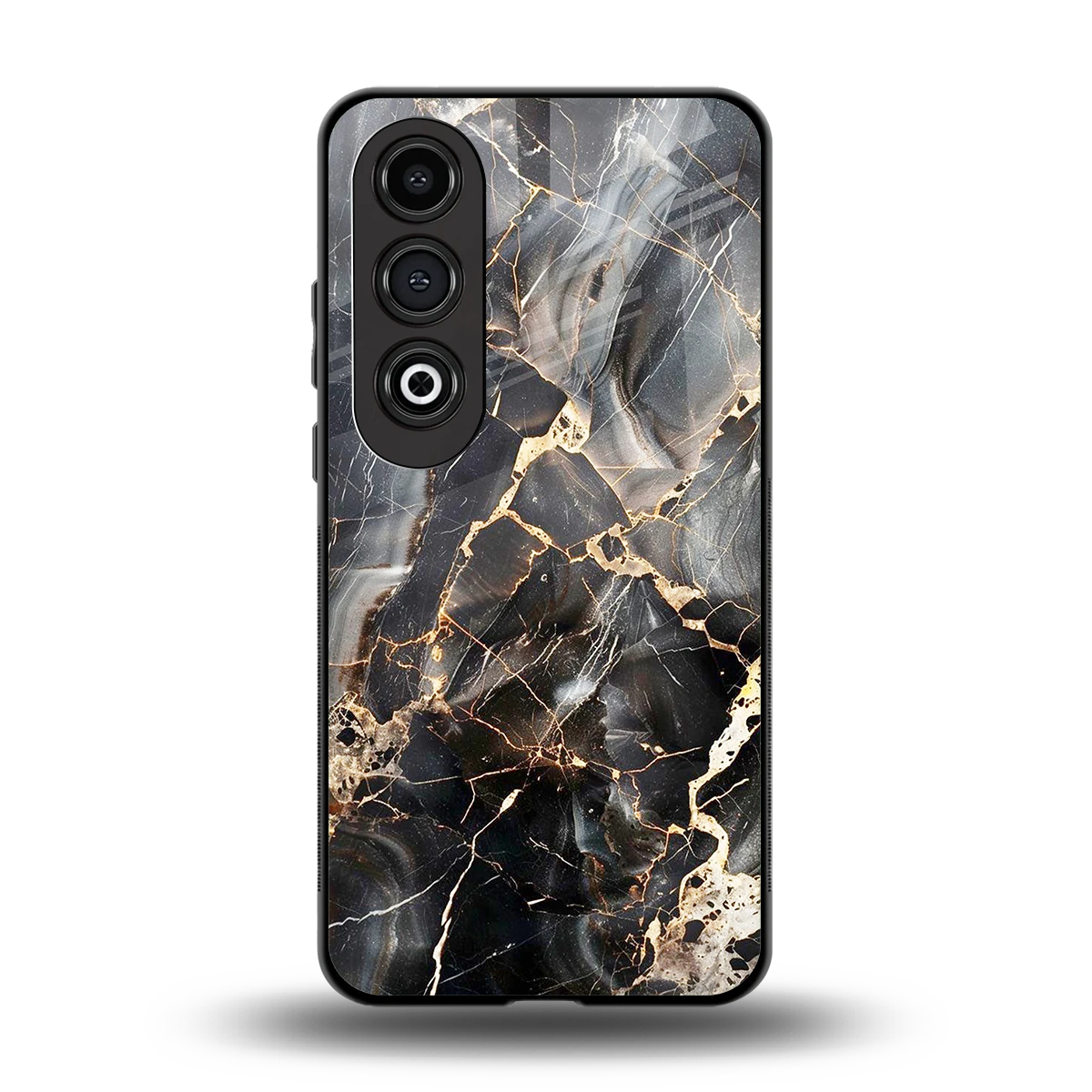 Midnight Veins back phone cover | glass case for oneplus nord ce 4