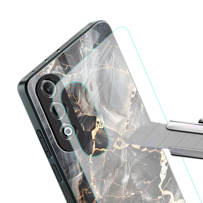 Midnight Veins stylish phone case for oneplus nord ce 4 | glossy glass and slim fit