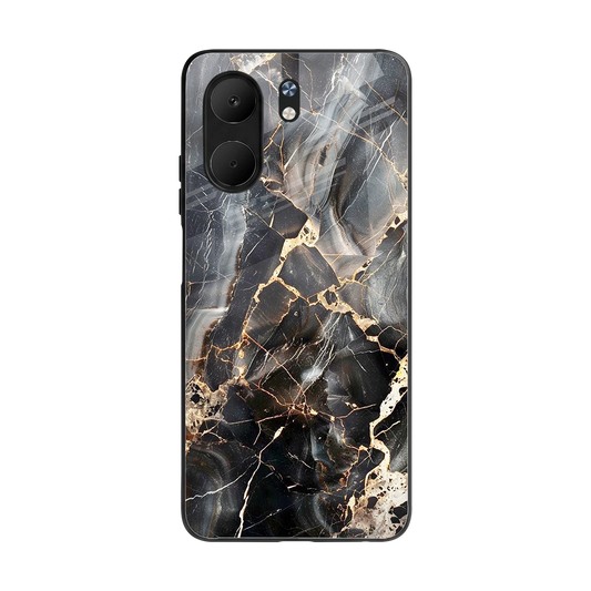 Midnight Veins back phone cover | glass case for oppo a5x 5g