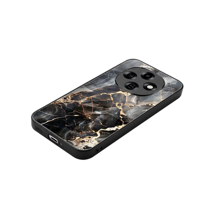 Midnight Veins stylish phone case for oppo f31 pro 5g | glossy glass and slim fit
