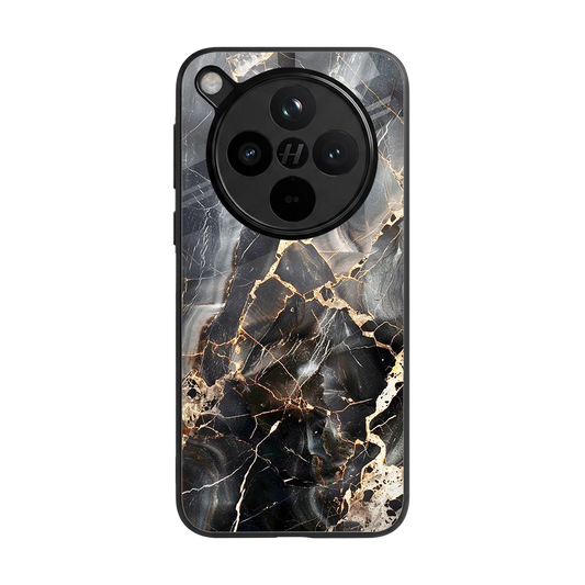Midnight Veins back phone cover | glass case for oppo find x8