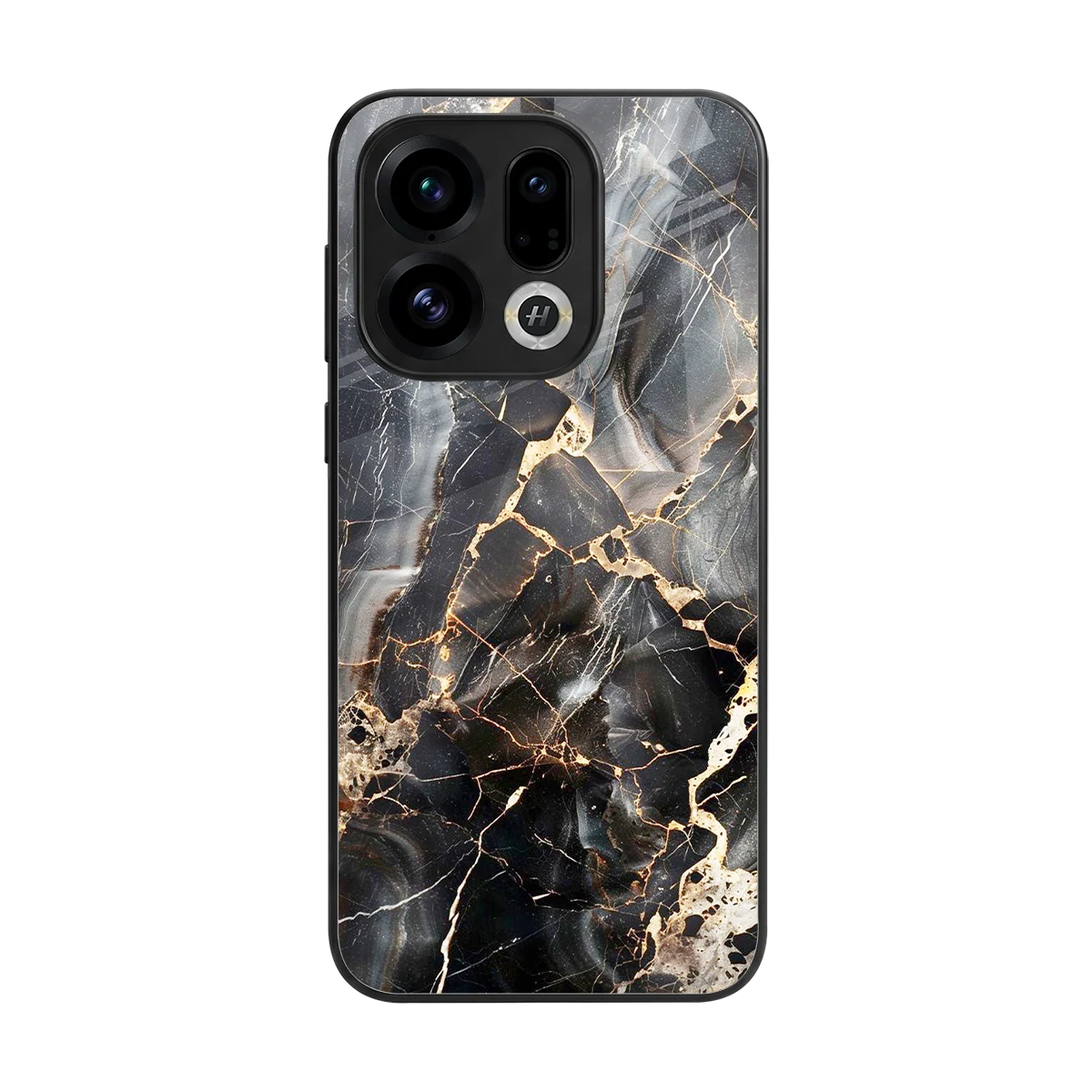 Midnight Veins back phone cover | glass case for oppo find x9