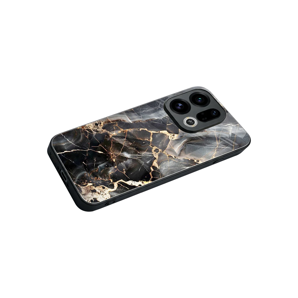 Midnight Veins stylish phone case for oppo find x9 | glossy glass and slim fit