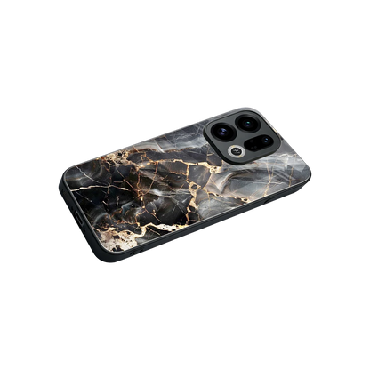 Midnight Veins stylish phone case for oppo find x9 | glossy glass and slim fit
