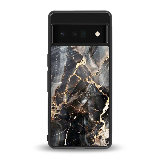 Midnight Veins back phone cover | glass case for google pixel 6 pro