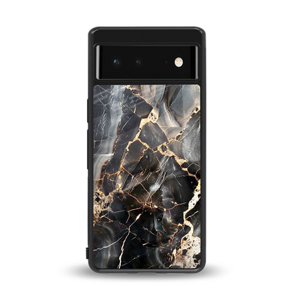 Midnight Veins back phone cover | glass case for google pixel 6