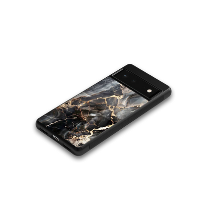 Midnight Veins google pixel 6a mobile cover | shockproof glass phone case