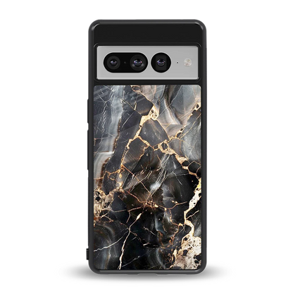 Midnight Veins back phone cover | glass case for google pixel 7 pro