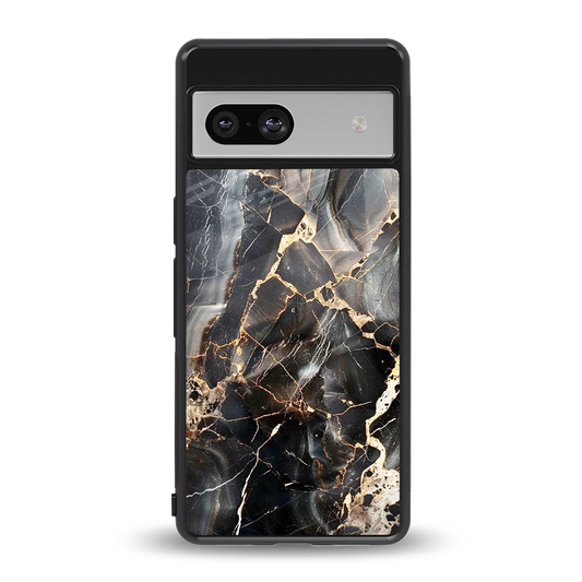 Midnight Veins back phone cover | glass case for google pixel 7a