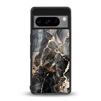 Midnight Veins back phone cover | glass case for google pixel 8 pro