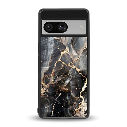 Midnight Veins back phone cover | glass case for google pixel 8