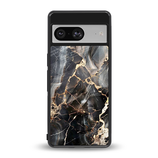 Midnight Veins back phone cover | glass case for google pixel 8