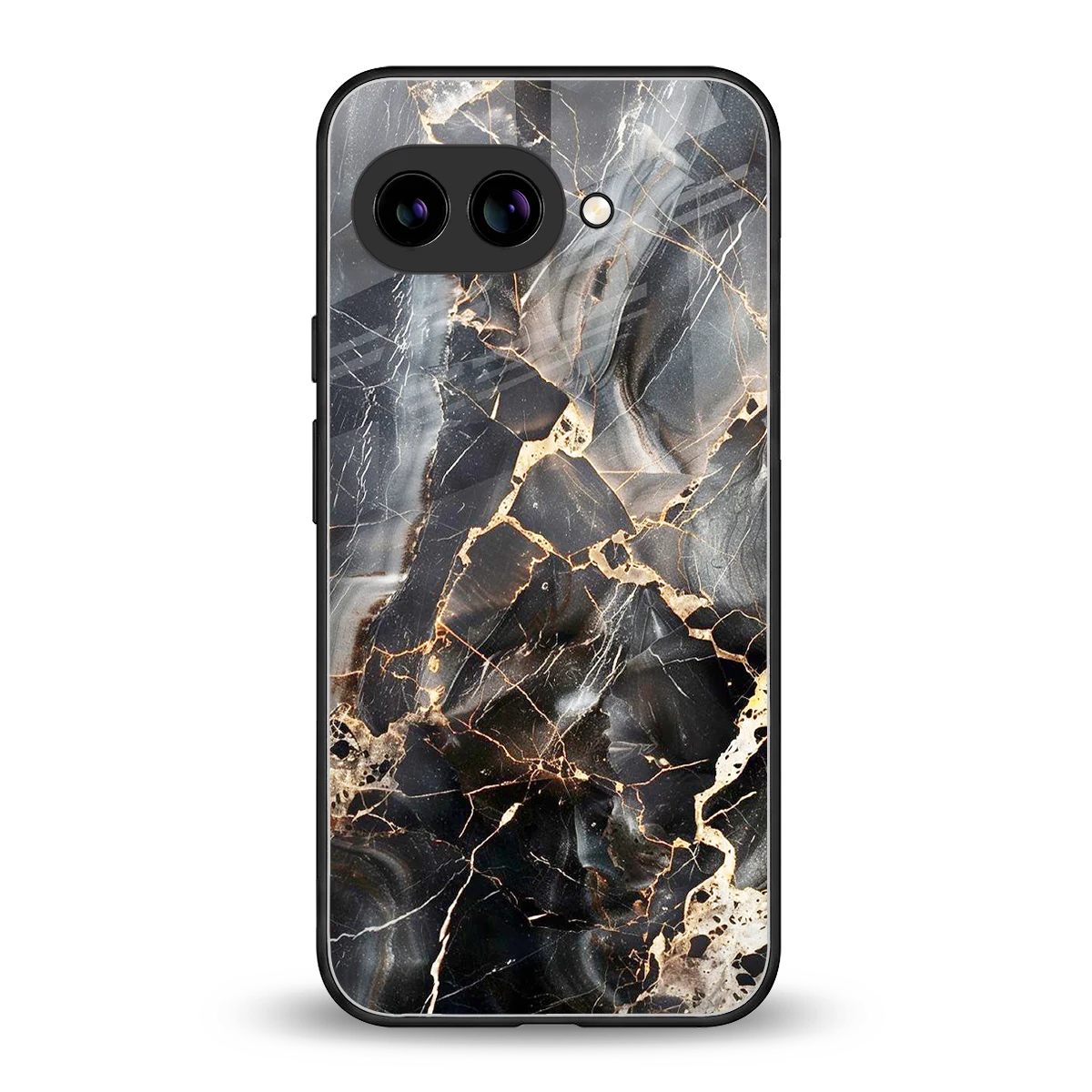 Midnight Veins back phone cover | glass case for google pixel 10a