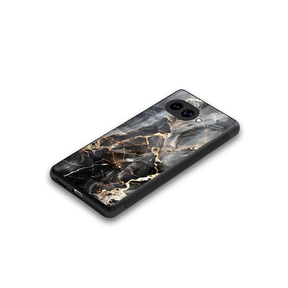 Midnight Veins stylish phone case for google pixel 10a | glossy glass and slim fit