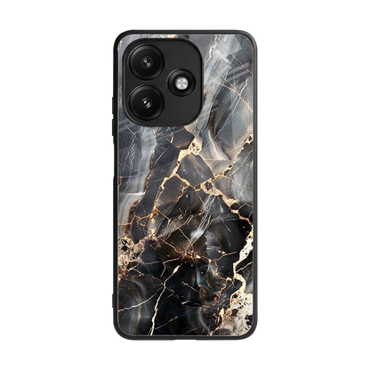Midnight Veins back phone cover | glass case for redmi 12 5g