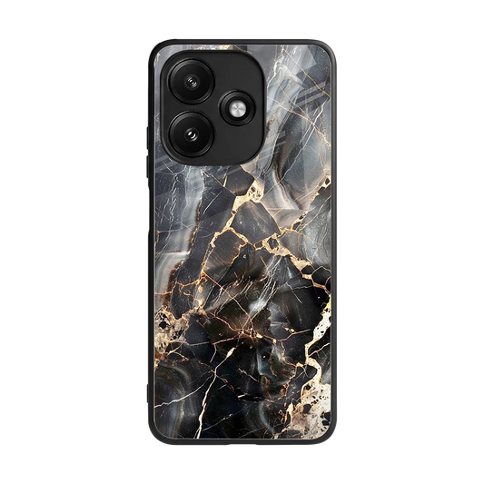 Midnight Veins back phone cover | glass case for redmi 12 5g