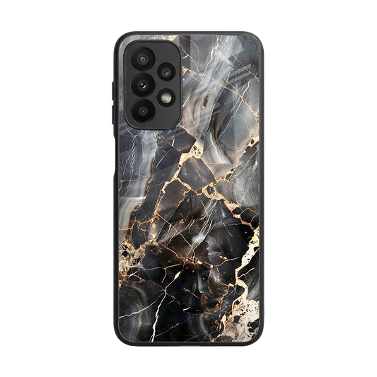 Midnight Veins back phone cover | glass case for samsung galaxy a23