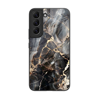 Midnight Veins back phone cover | glass case for samsung galaxy s22