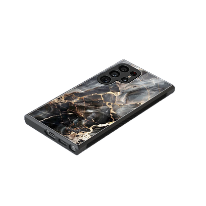 Midnight Veins stylish phone case for samsung galaxy s24 ultra | glossy glass and slim fit