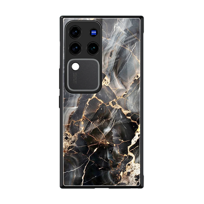 Midnight Veins back phone cover | glass case forvivo v30 pro