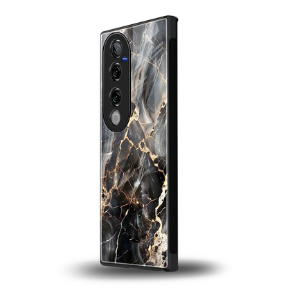 Midnight Veins vivo v40 pro mobile cover | shockproof glass phone case