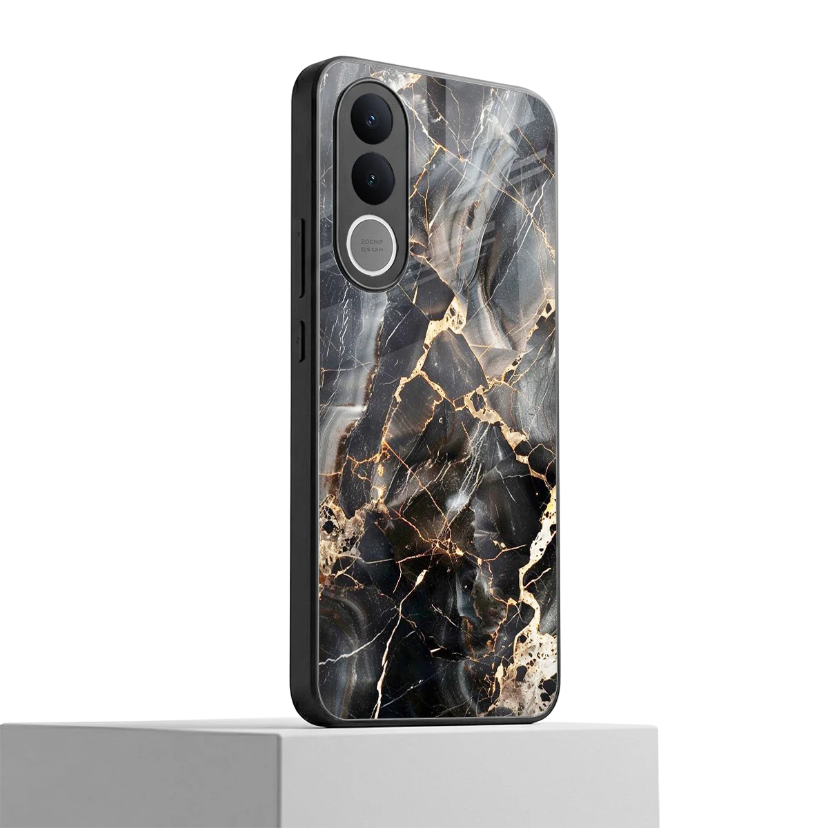 Midnight Veins vivo v70 fe mobile cover | shockproof glass phone case