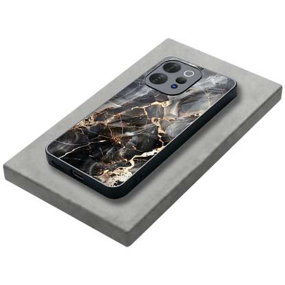 Midnight Veins stylish phone case for vivo v70 elite | glossy glass and slim fit