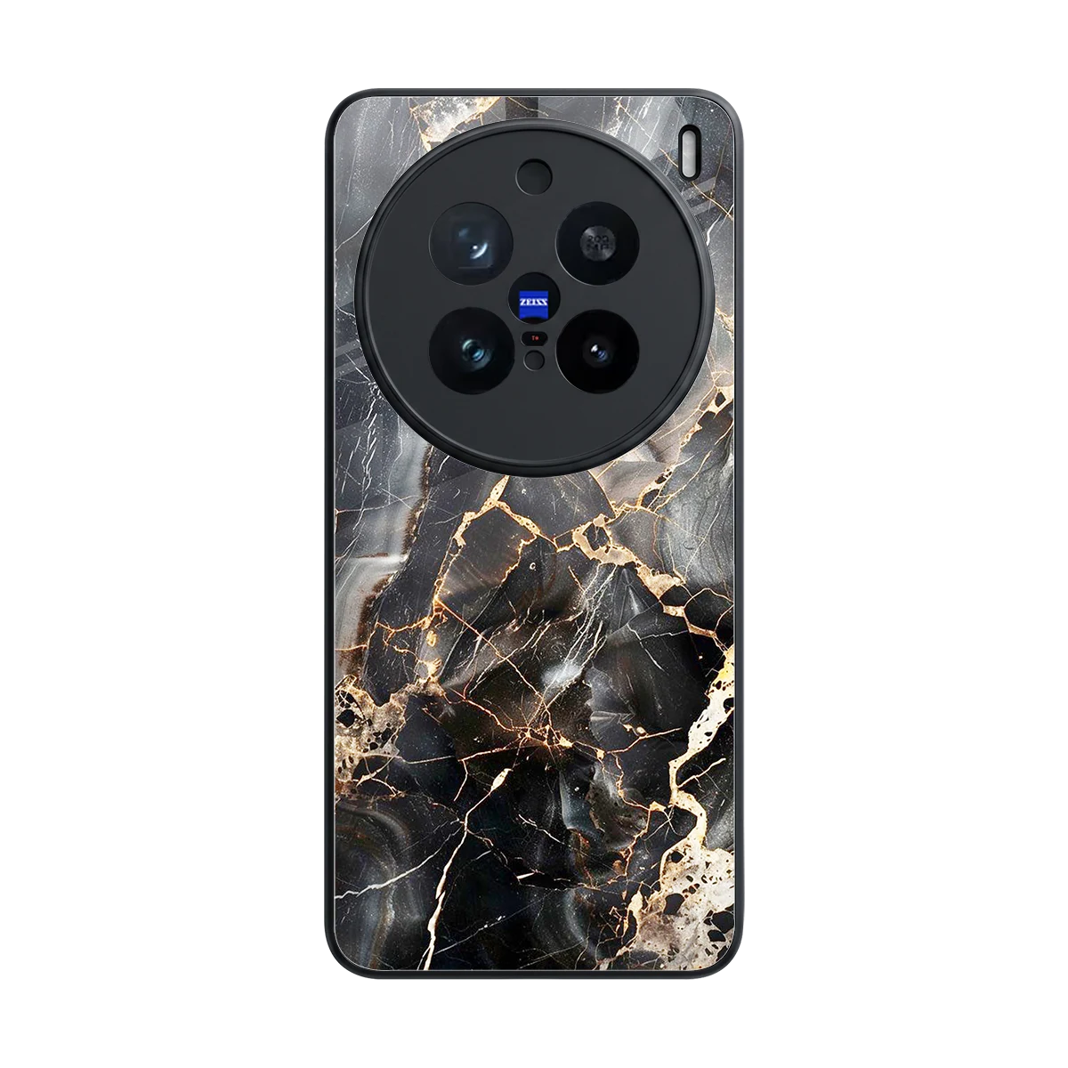 Midnight Veins back phone cover | glass case for vivo x200 pro