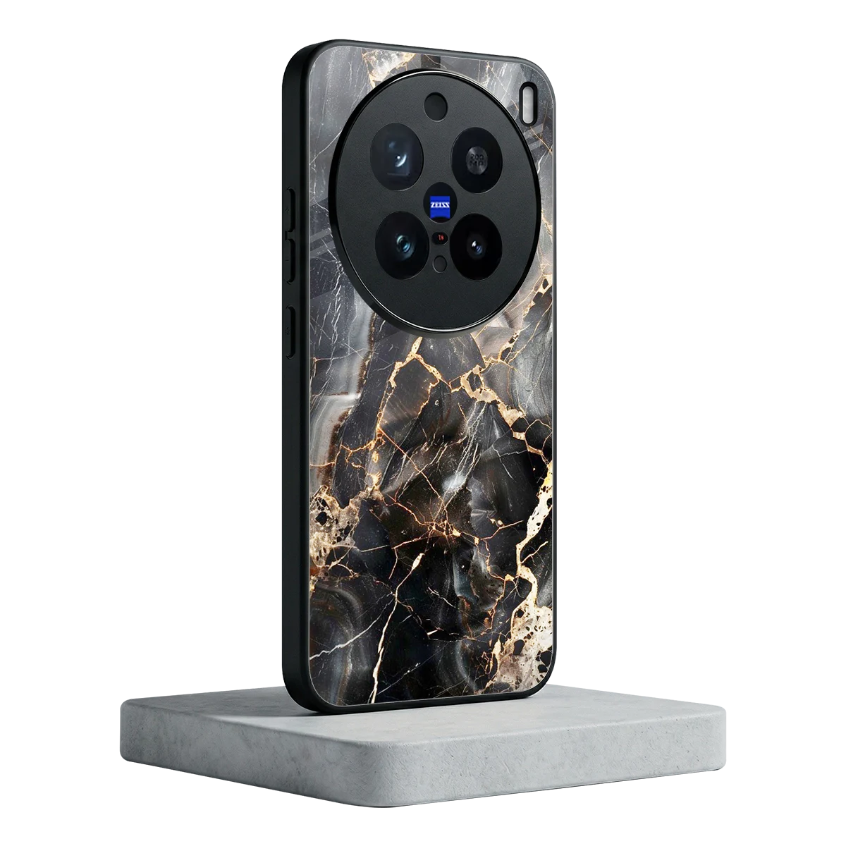 Midnight Veins vivo x200 pro mobile cover | shockproof glass phone case