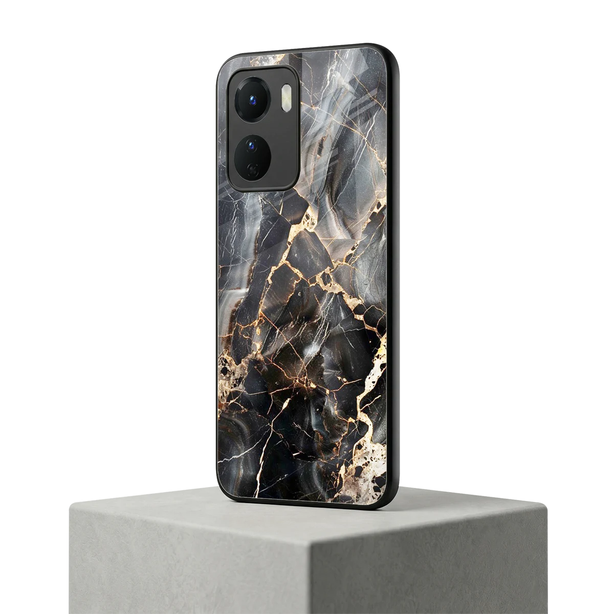 Midnight Veins vivo y16 mobile cover | shockproof glass phone case