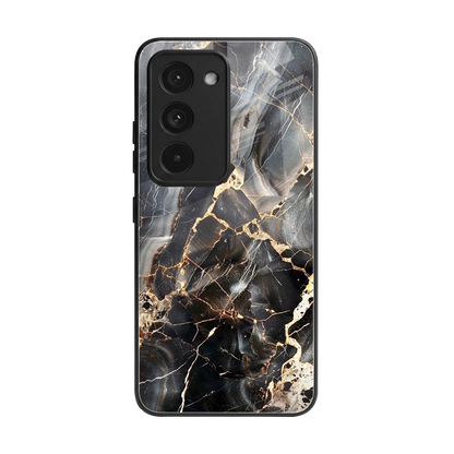 Midnight Veins back phone cover | glass case for redmi 15 5g