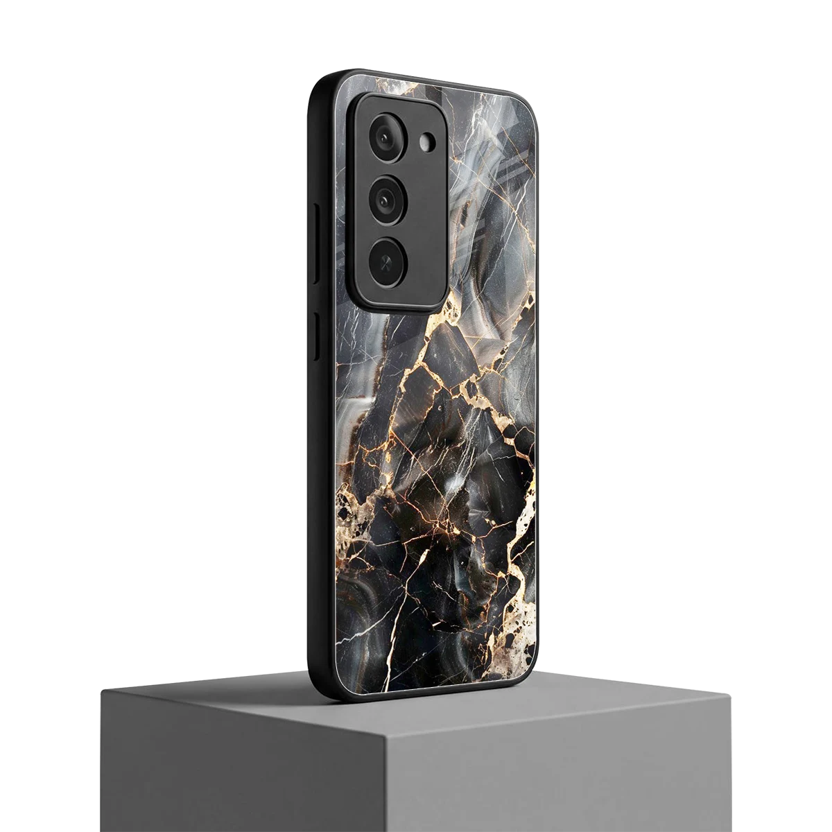 Midnight Veins redmi 15 5g mobile cover | shockproof glass phone case