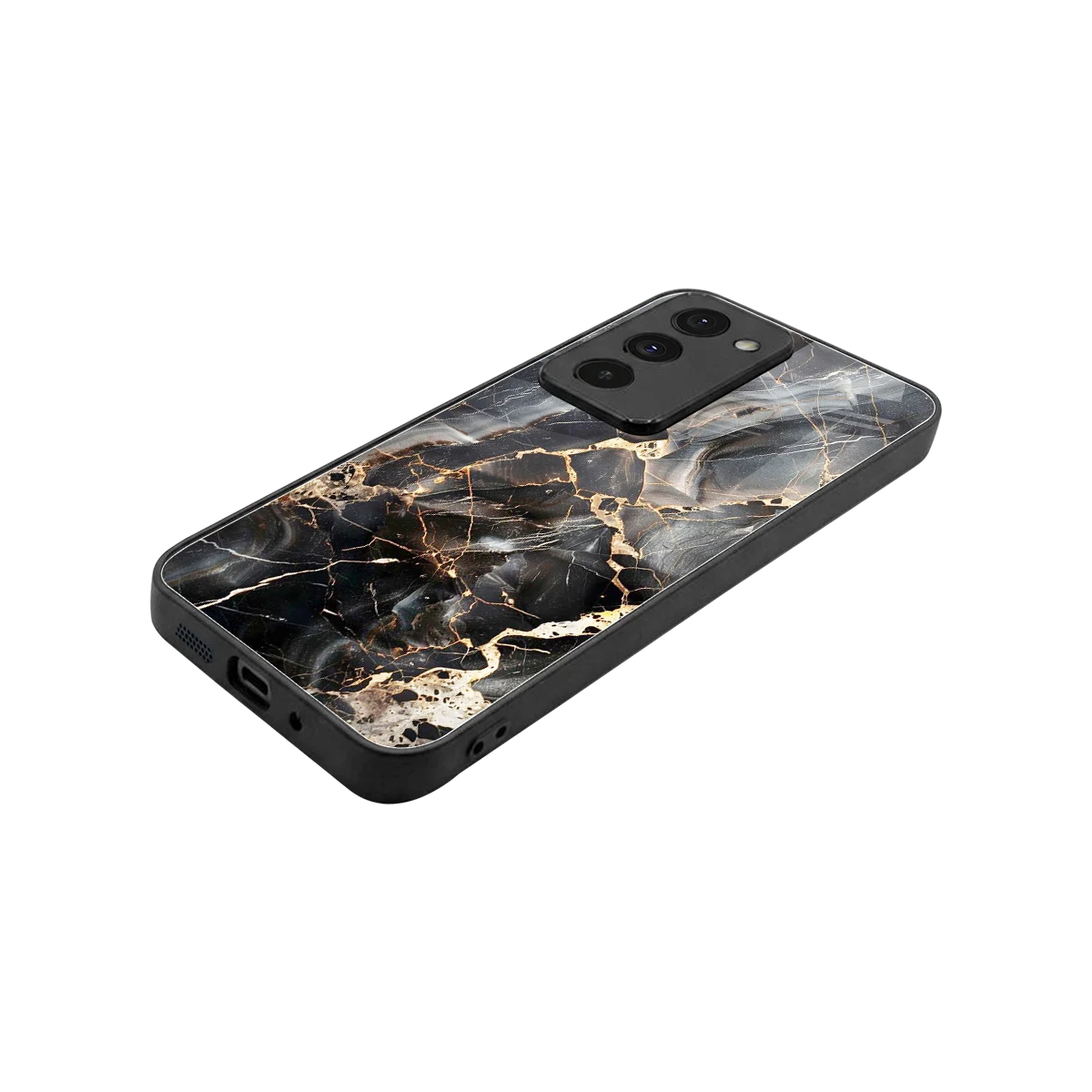 Midnight Veins stylish phone case for redmi 15 5g | glossy glass and slim fit