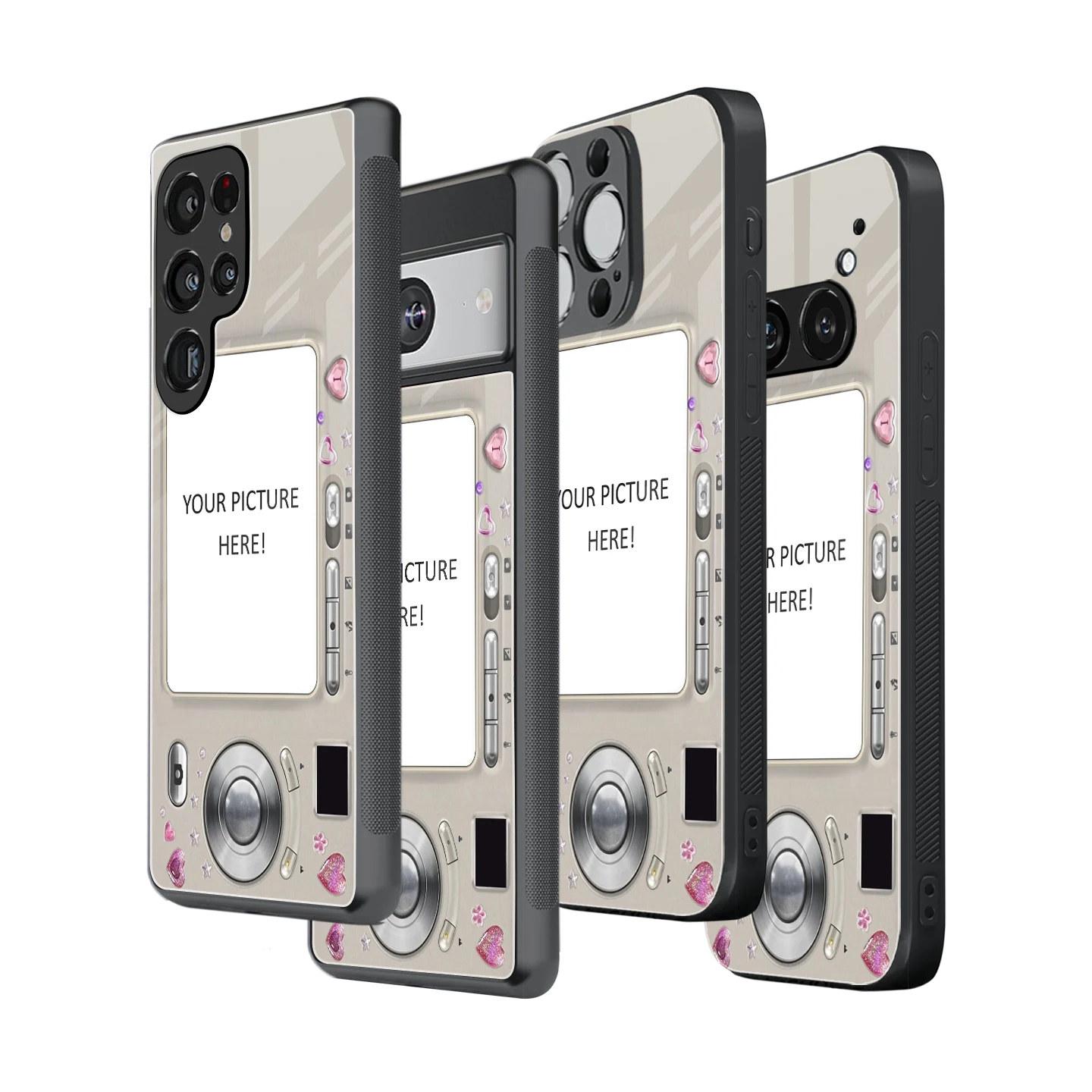 Polaroid Personalised Glass Phone Case