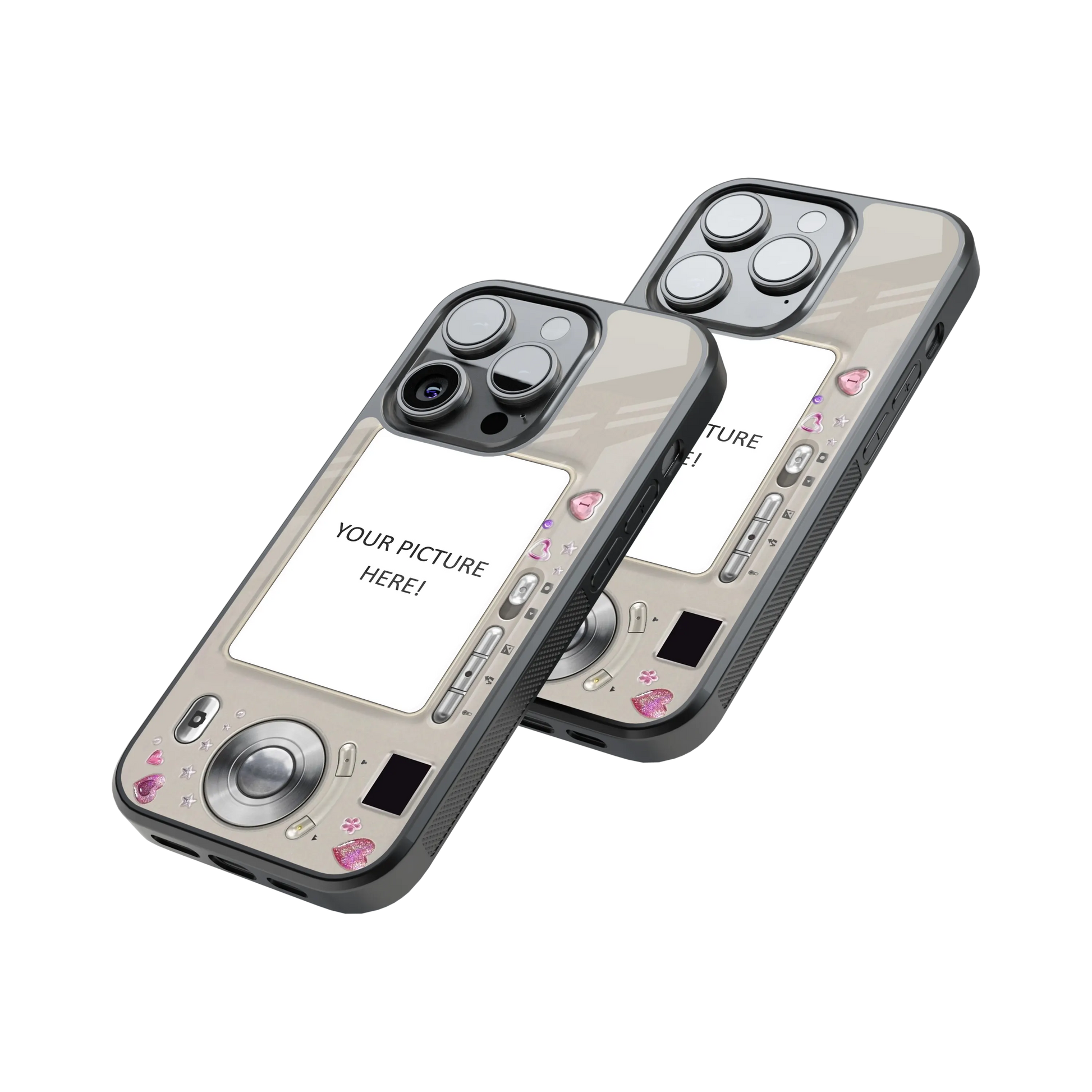 Polaroid Personalised Glass Phone Case